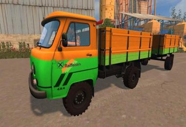 UAZ 452D RWZ Raiffeisen Transport Set v1.0