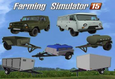 UAZs and trailers for cars v1.0