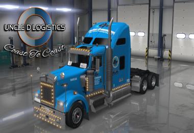 Uncle D Logistics Gordon Trucking Kenworth W900 Skin