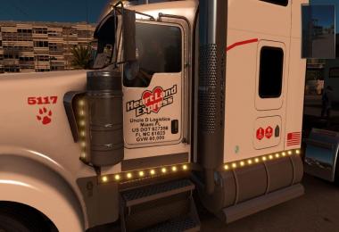 Uncle D Logistics Heartland Express Kenworth W900 Skin