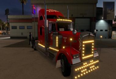 Uncle D Logistics Heartland Express Red Kenworth W900 Skin