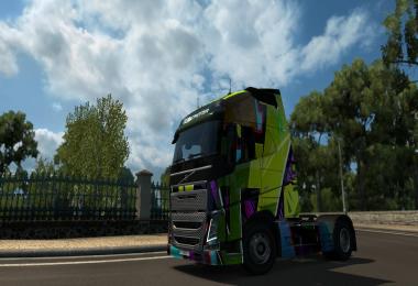 Volvo FH16 2012 Graffit Skin v1