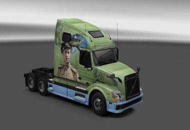 Volvo VNL 670 Only Old Men Are Going to Battle Skin