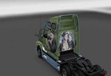 Volvo VNL 670 Only Old Men Are Going to Battle Skin