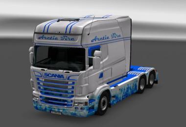 Arctic Fire Skin for RJL SCANIA R Longline