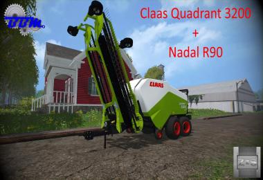 Claas Quadrant 3200 + Nadal R90 v1.0