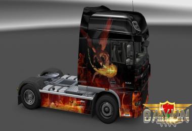 DAF XF 105 Fire Dragon Skin