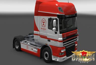 DAF XF 105 ZhelDorEkspeditsiya Skin