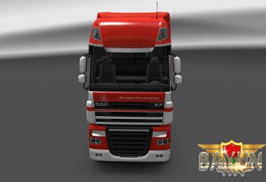 DAF XF 105 ZhelDorEkspeditsiya Skin