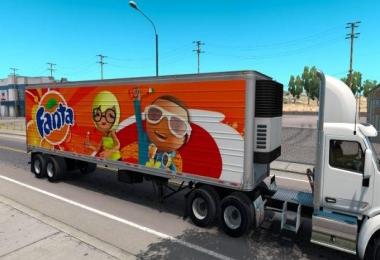 Fanta Drinks reefer trailer