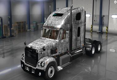 Freightliner Coronado Grunge Metal Skin