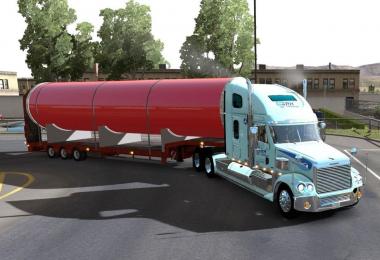 Large Metal Tube Trailer