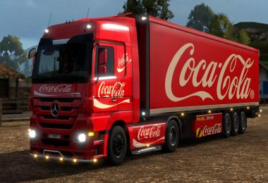 Magnum, Mercedes, Iveco Stralis Coca - Cola Combo v1