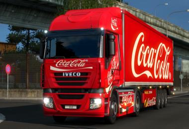 Magnum, Mercedes, Iveco Stralis Coca - Cola Combo v1