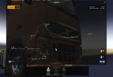 Map Eastern Express v9.0 for ETS2 1.23.x