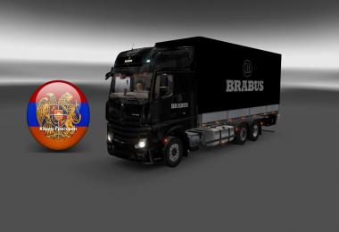 Mercedes Actros MP4 Brabus Skin