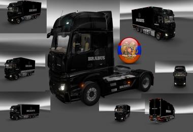 Mercedes Actros MP4 Brabus Skin