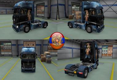 Mercedes Actros MP4 Girl Skin