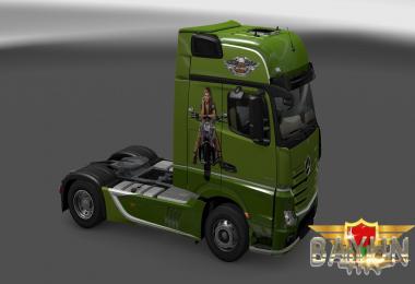 Mercedes Actros MP4 Harley Davidson Skin