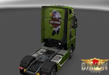 Mercedes Actros MP4 Harley Davidson Skin