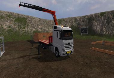 Mercedes-Benz Actros MP4 plateau v1.0