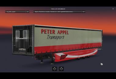 Peter appel daf xf euro 6 + earodynamic standalone trailer