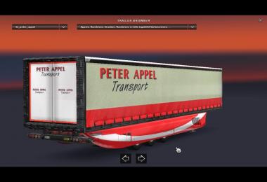 Peter appel daf xf euro 6 + earodynamic standalone trailer