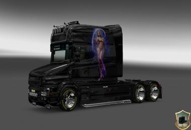 Scania T Longline Girl Skin