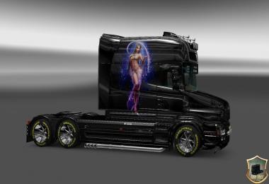 Scania T Longline Girl Skin