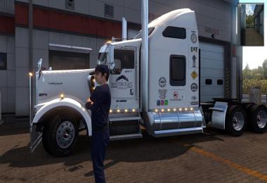 Uncle D Logistics - Mastercraft Cabinets Kenworth W900 Skin V1.0