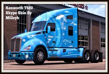  Kenworth T680 Skype Skin