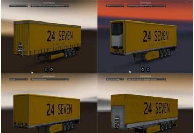 24 / SEVEN BDF Tandem Truck Pack + Trailer