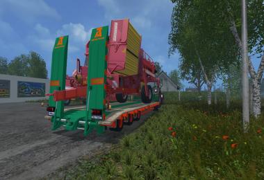 Aguas Tenias Low Loader Fifth Wheel v1.0