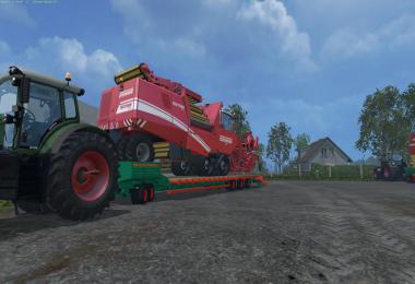 Aguas Tenias Low Loader Fifth Wheel v1.0