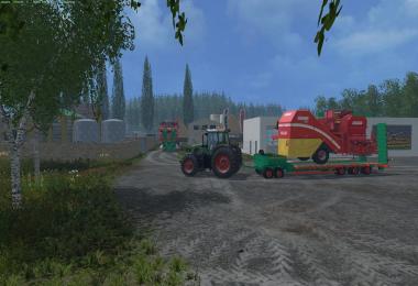 Aguas Tenias Low Loader Fifth Wheel v1.0