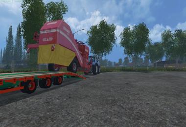 Aguas Tenias Low Loader Fifth Wheel v1.0