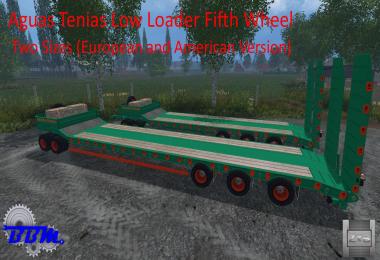 Aguas Tenias Low Loader Fifth Wheel v1.0