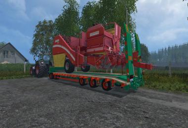 Aguas Tenias Low Loader Fifth Wheel v1.0