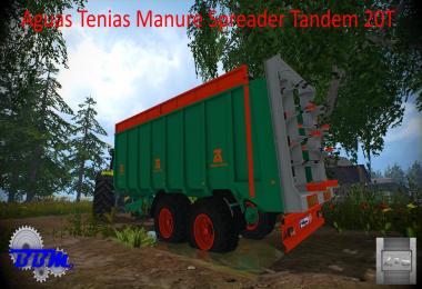 Aguas Tenias Manure Spreader Tandem v1.0