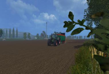 Aguas Tenias Manure Spreader Tridem v1.0