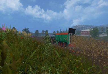 Aguas Tenias Manure Spreader Tridem v1.0