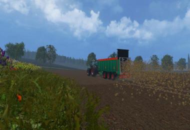 Aguas Tenias Manure Spreader Tridem v1.0