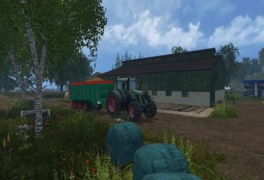 Aguas Tenias Manure Spreader Tridem v1.0