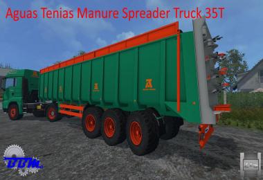 Aguas Tenias Manure Spreader Truck v1.0