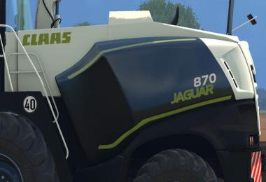 Claas Jaguar Black Edition Texture v1.0