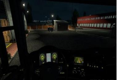 Colored dashboard for Scania RJL V8