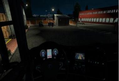 Colored dashboard for Scania RJL V8