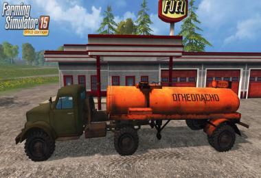 GAZ 63 P + Fuel Tankertrailer v1.0