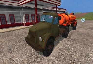 GAZ 63 P + Fuel Tankertrailer v1.0