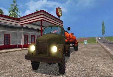 GAZ 63 P + Fuel Tankertrailer v1.0